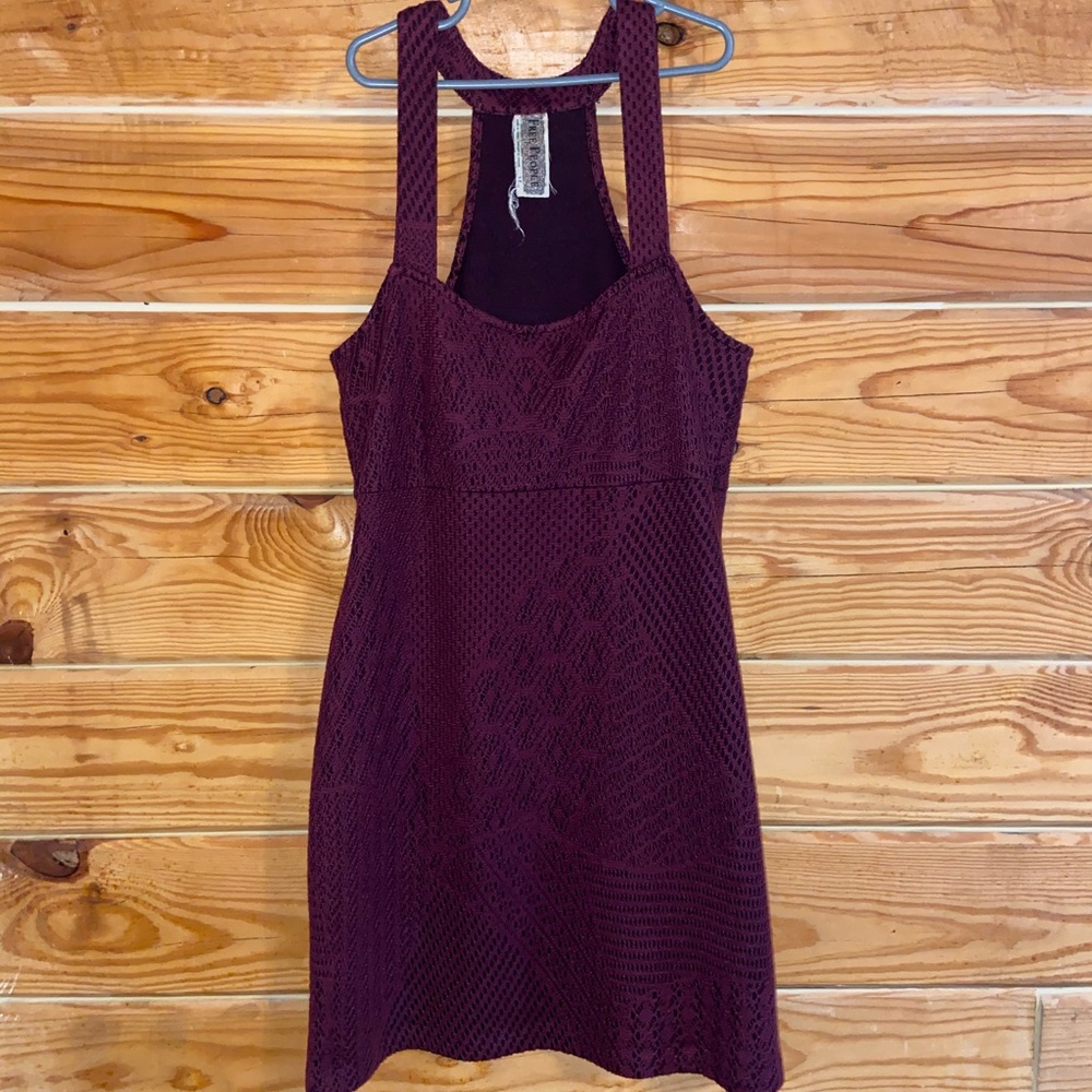 Maroon Free People dress